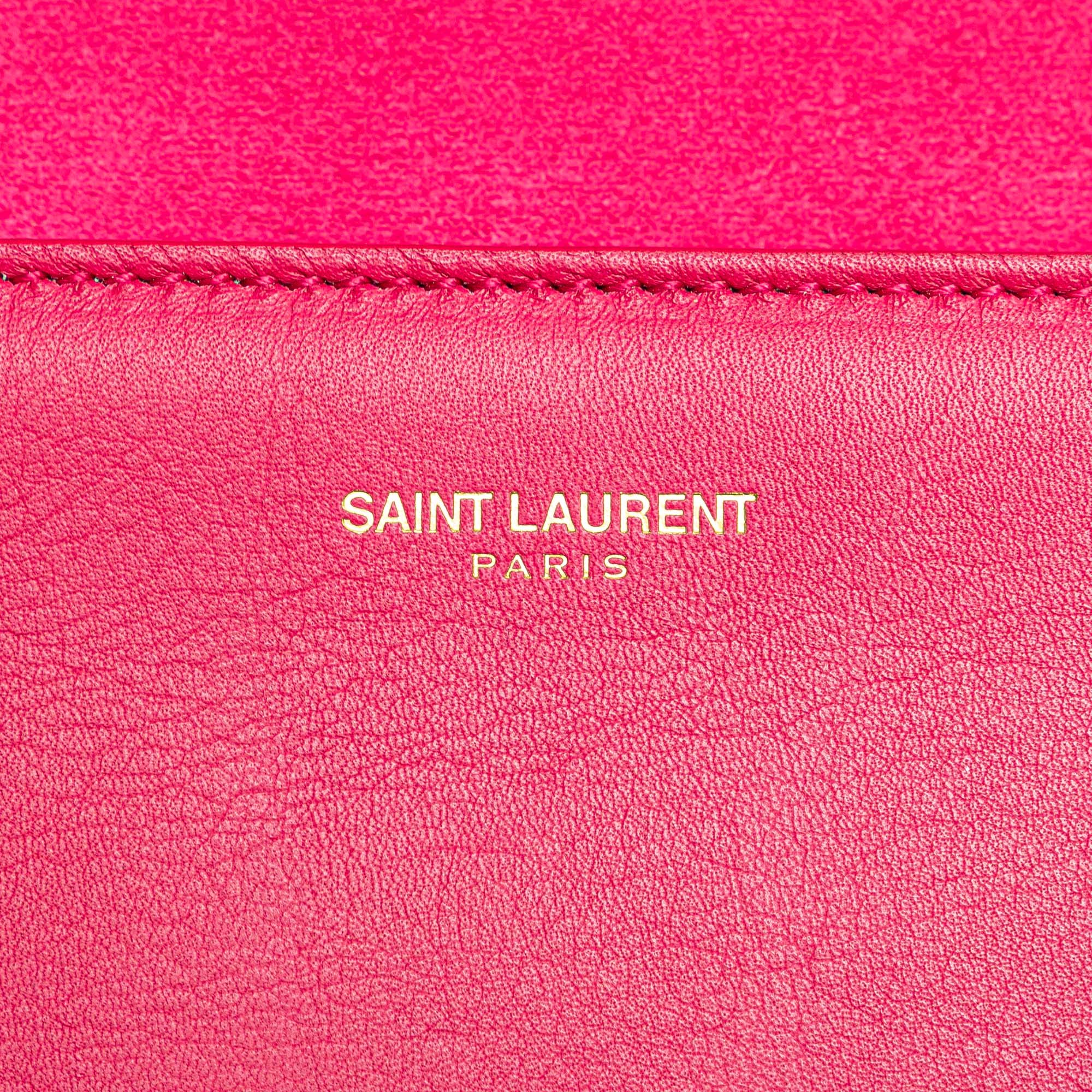 Leather Chyc Ligne Clutch