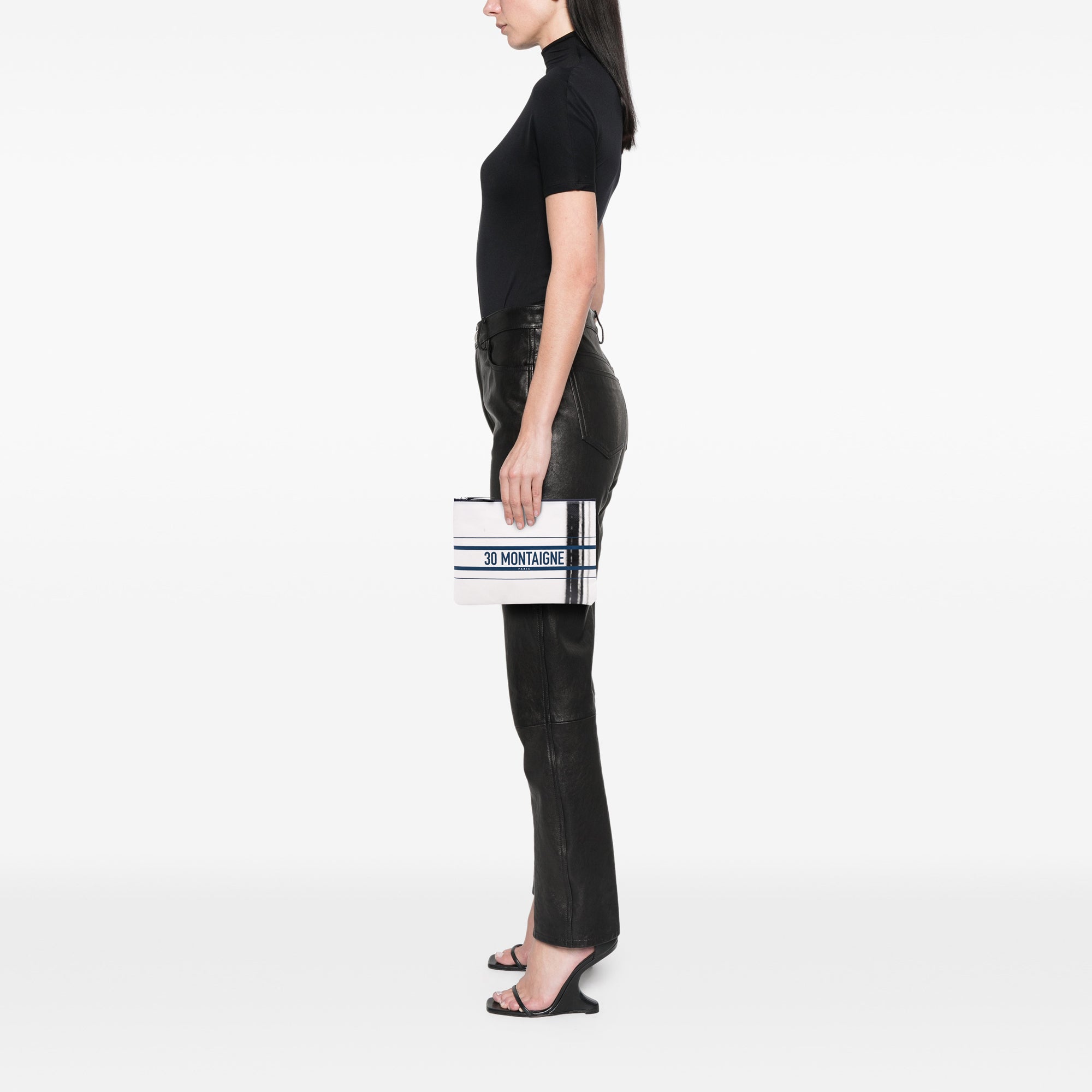 Limited Edition Bilum Trompe Loeil Canvas 30 Montaigne Pochette