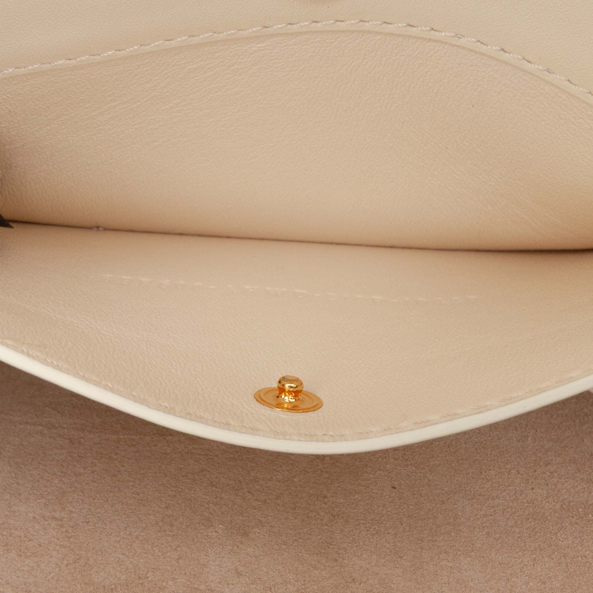 Woven Calfskin Vitello King Ceylon Baguette Satchel