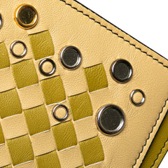 Nappa Intrecciato Studded Wallet on Chain