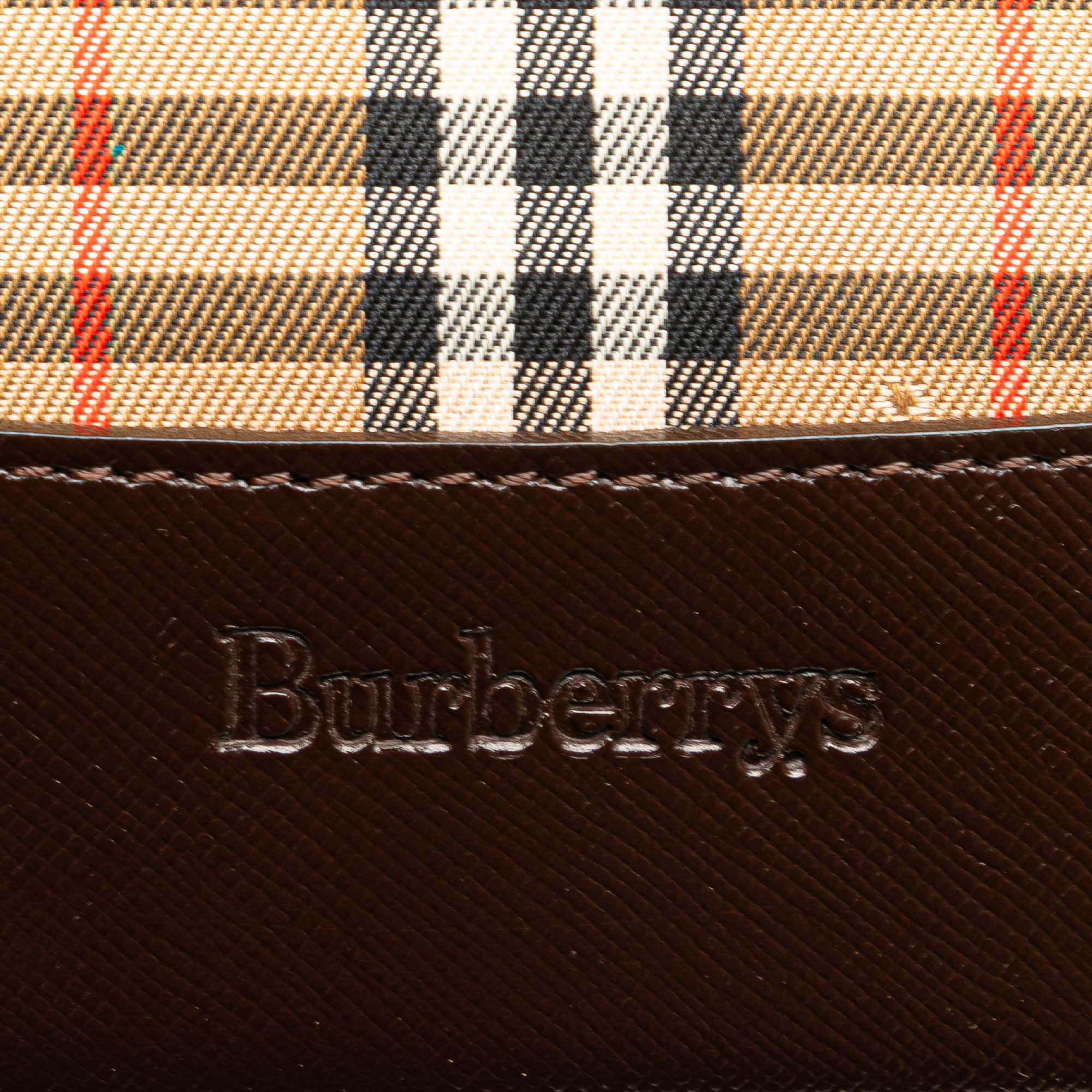 Haymarket Check Canvas Tote
