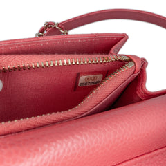 Quilted Caviar Golden Class Wallet On Chain