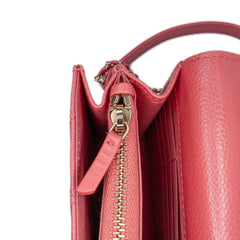 Quilted Caviar Golden Class Wallet On Chain