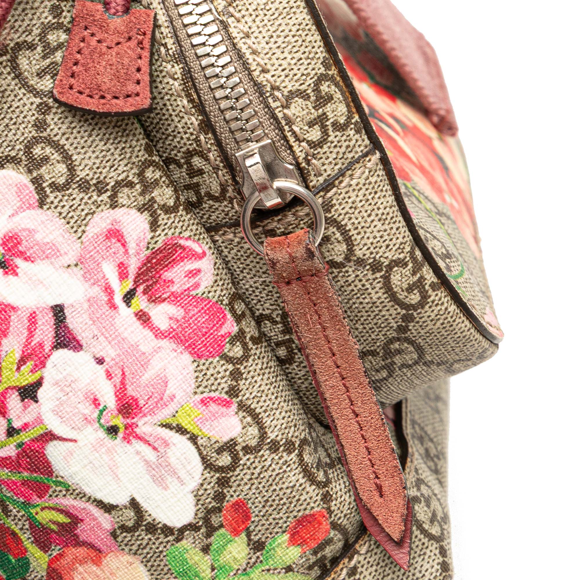 Small GG Supreme Blooms Single Buckle Backpack