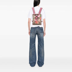 Small GG Supreme Blooms Single Buckle Backpack