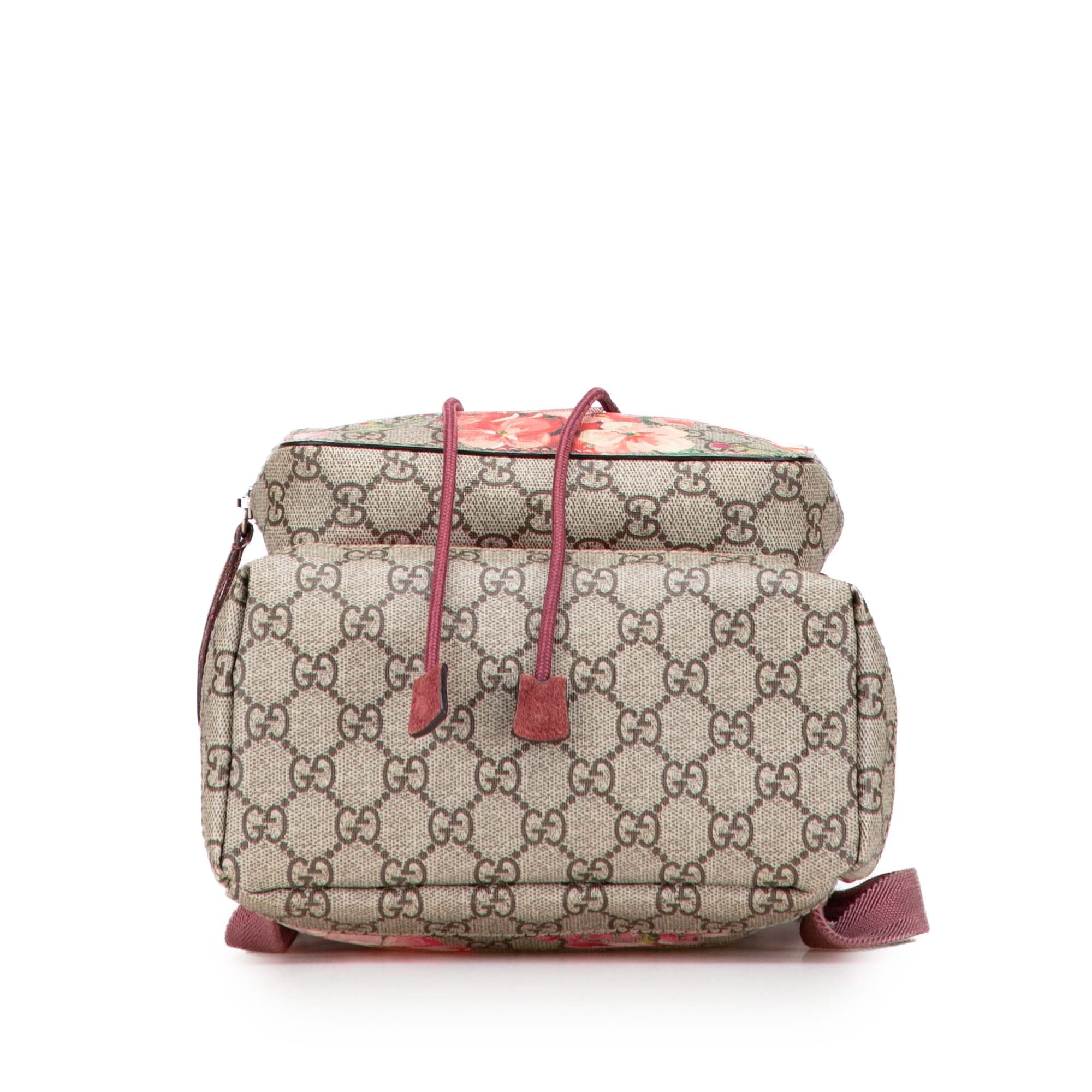 Small GG Supreme Blooms Single Buckle Backpack