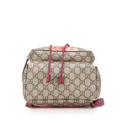 Small GG Supreme Blooms Single Buckle Backpack