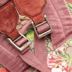 Small GG Supreme Blooms Single Buckle Backpack