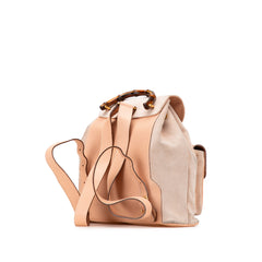 Suede Bamboo Backpack