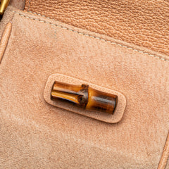 Suede Bamboo Backpack