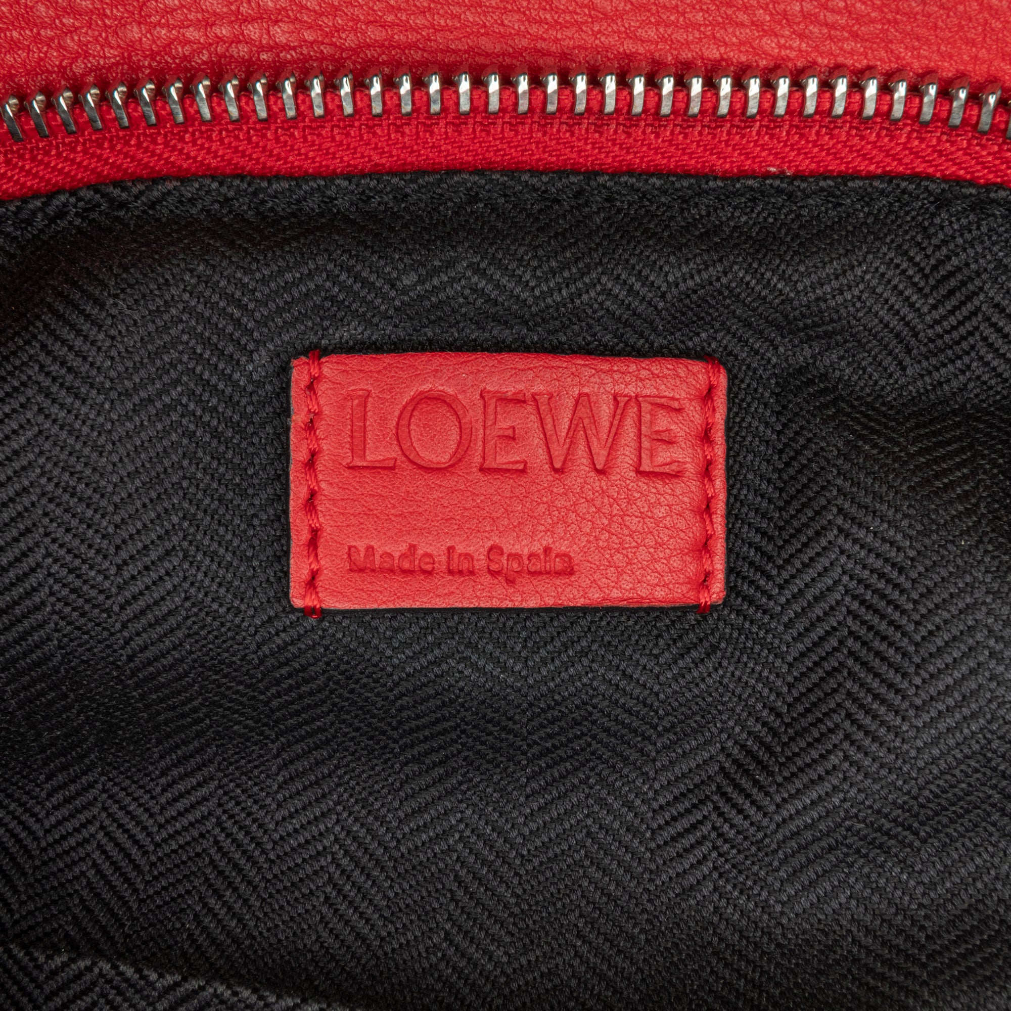 Small Bicolor Calfskin Puzzle Satchel