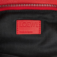 Small Bicolor Calfskin Puzzle Satchel