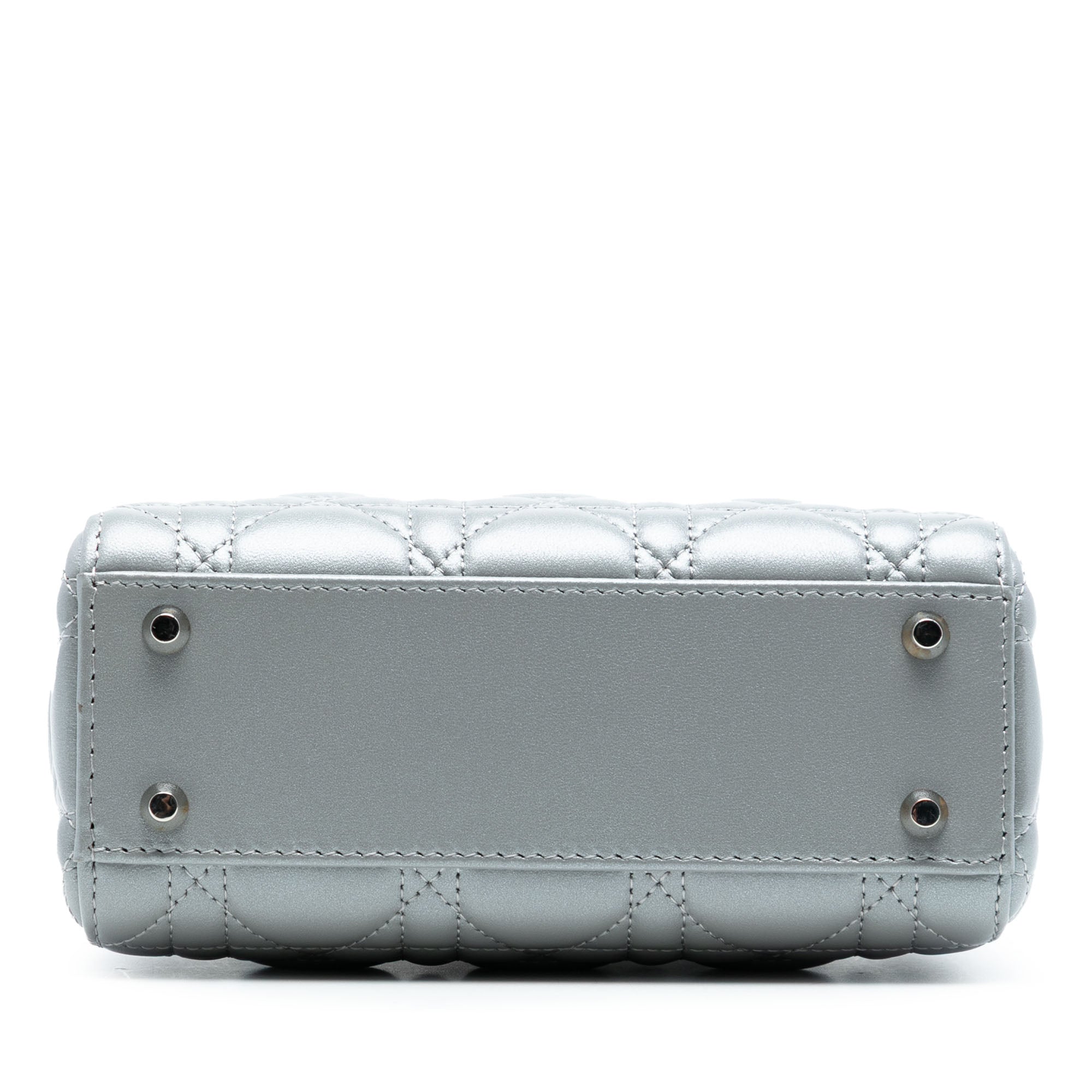 Mini Lambskin Cannage Lady Dior