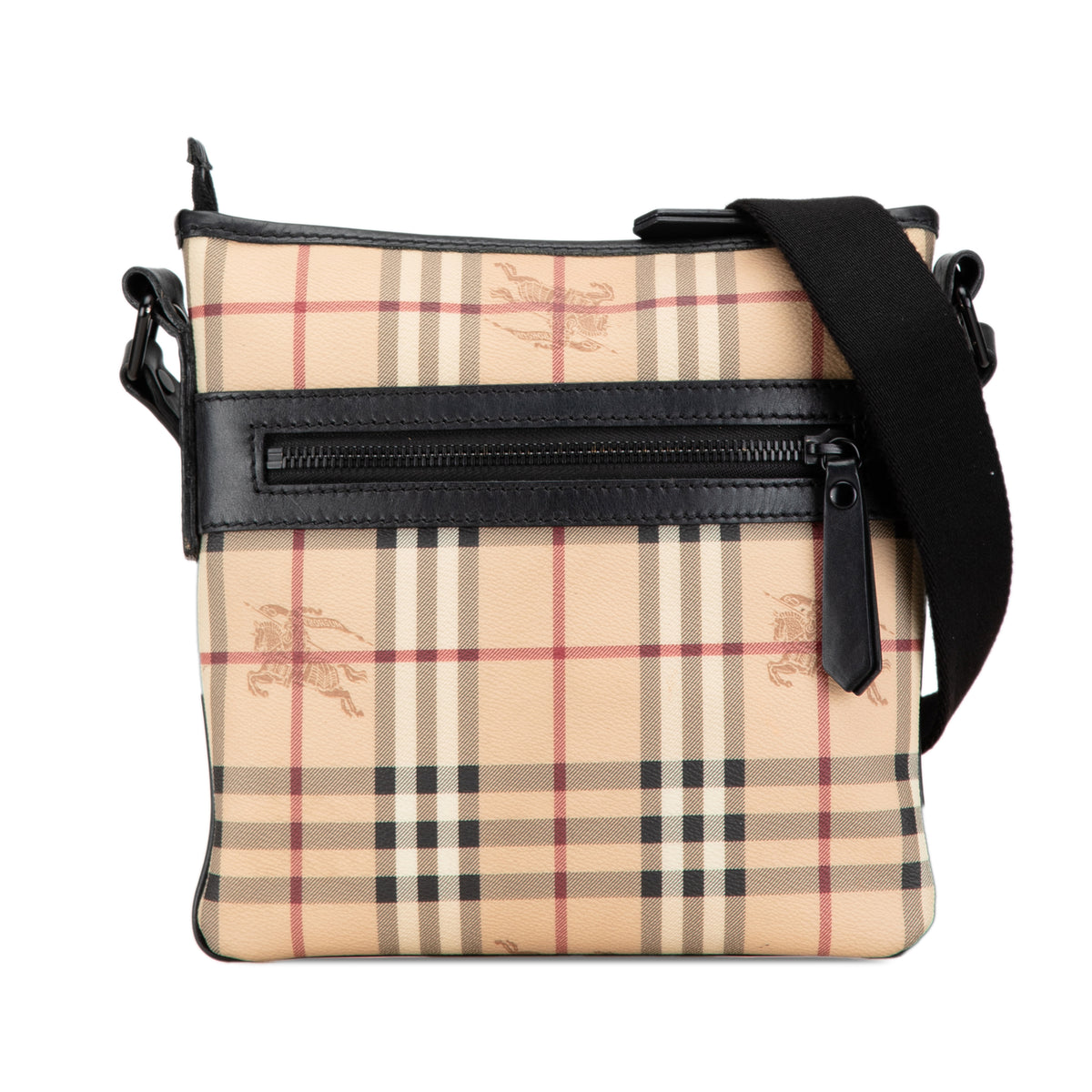 Haymarket Check Coated Canvas Crossbody