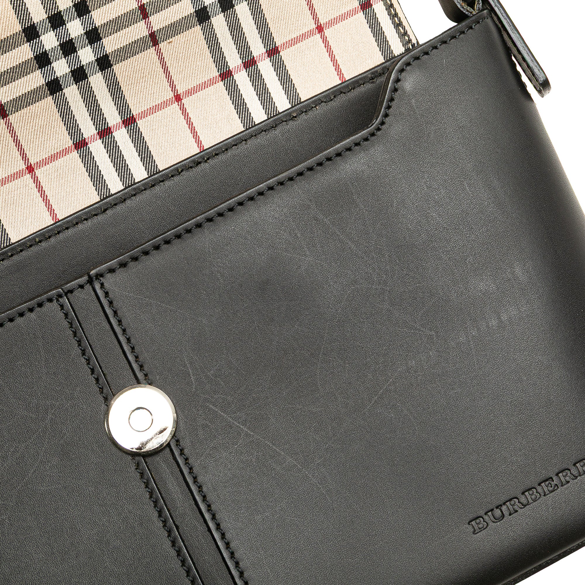 Leather Flap Shoulder Bag