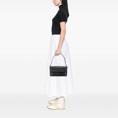 Leather Flap Shoulder Bag