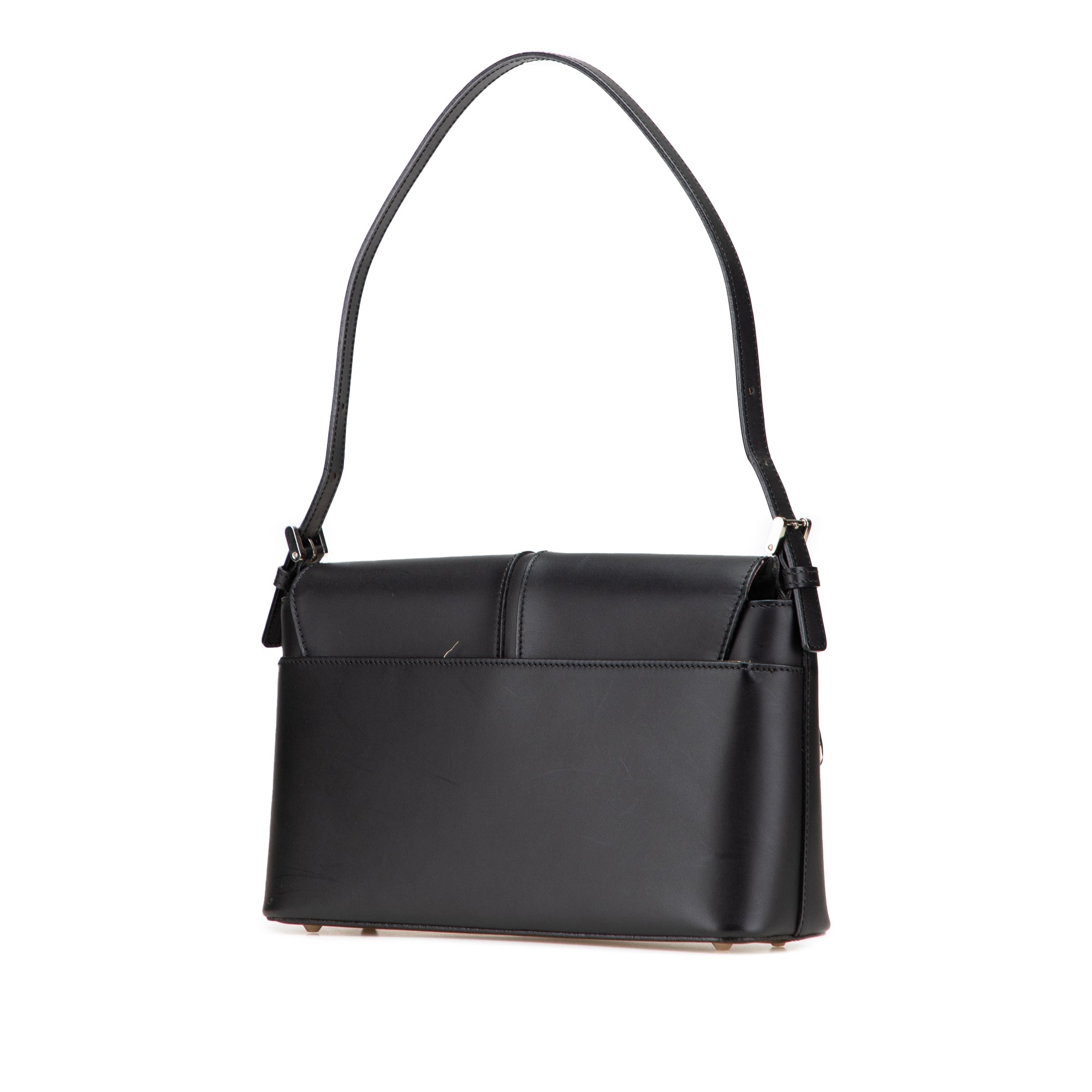 Leather Flap Shoulder Bag