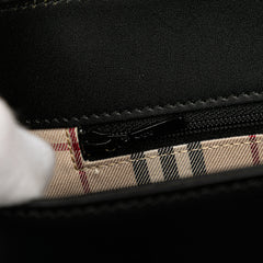 Leather Flap Shoulder Bag