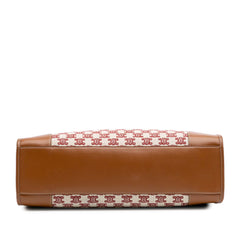 Triomphe Embroidered Canvas Horizontal Cabas