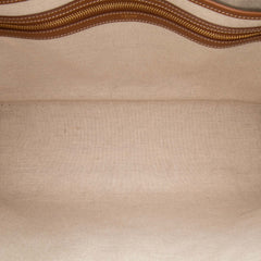 Triomphe Embroidered Canvas Horizontal Cabas