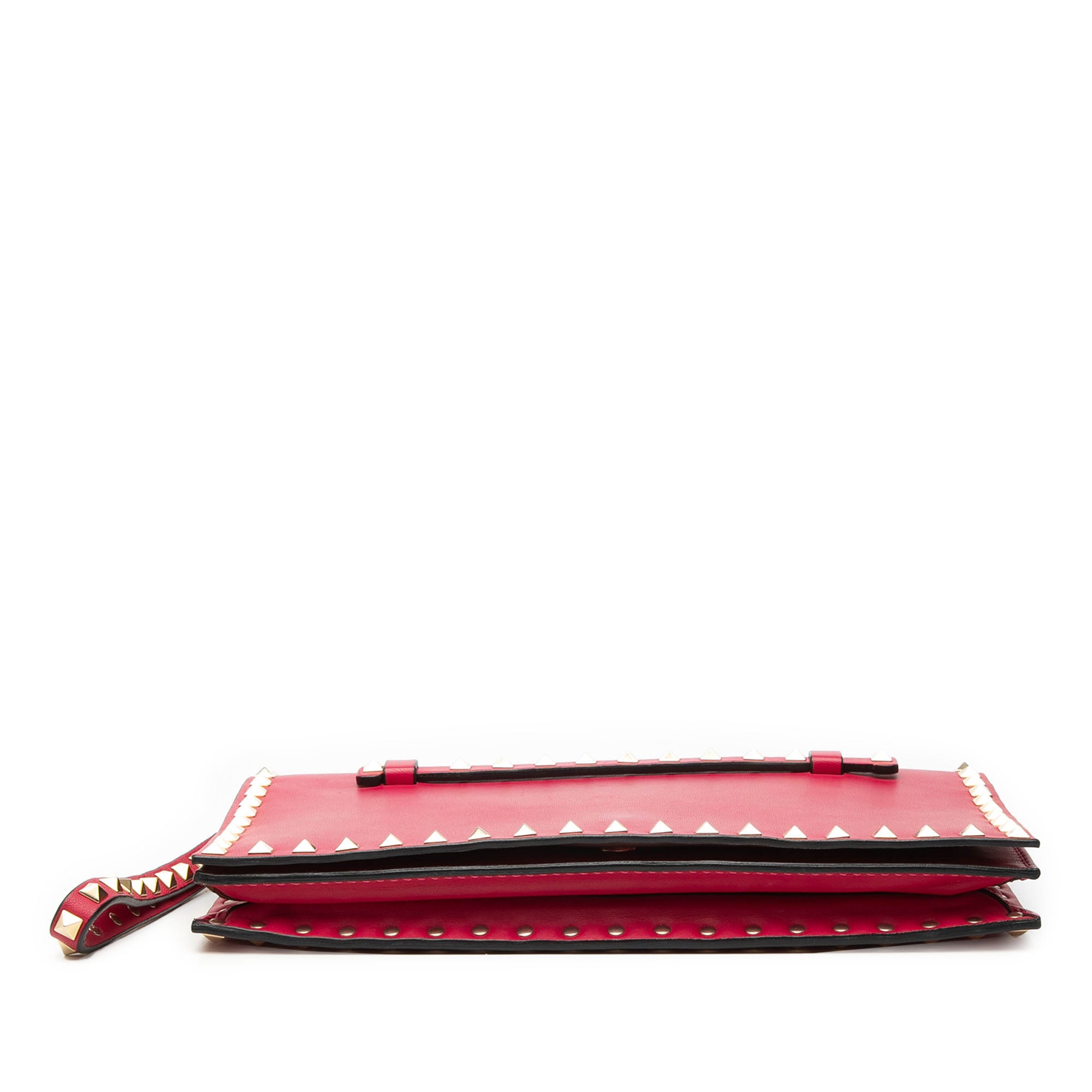 Nappa Rockstud Wristlet Clutch