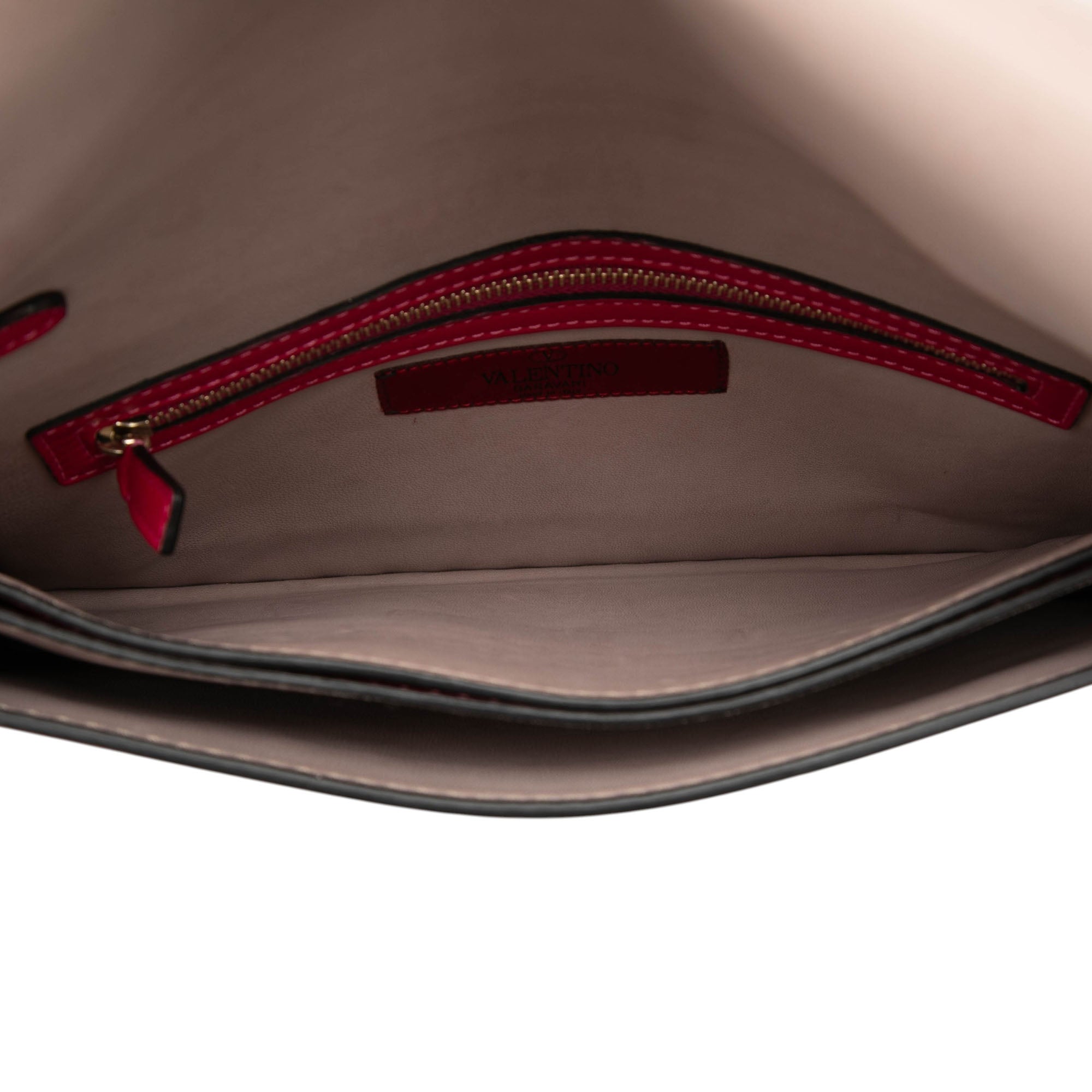 Nappa Rockstud Wristlet Clutch