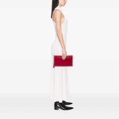 Nappa Rockstud Wristlet Clutch