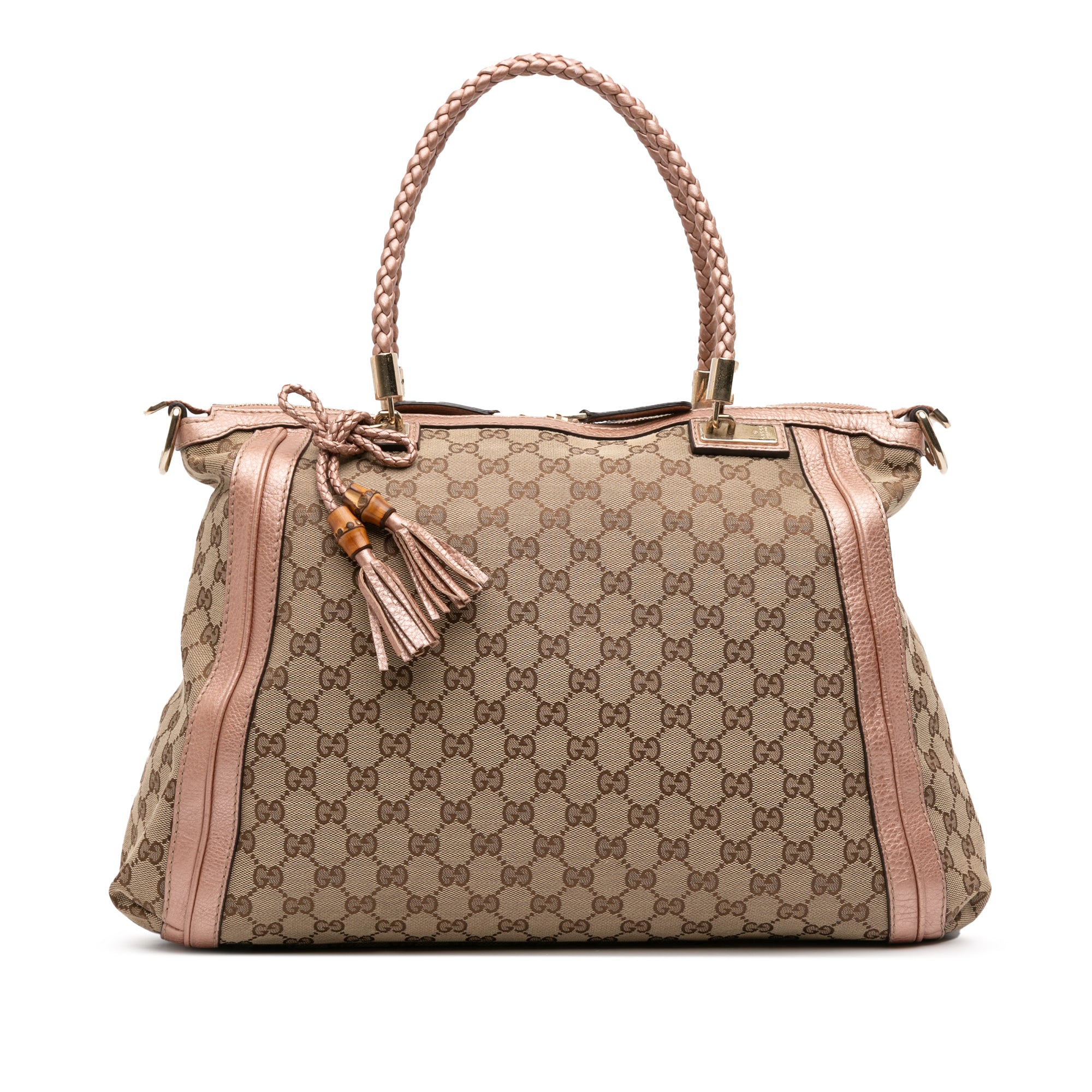 Large GG Canvas Bella Satchel