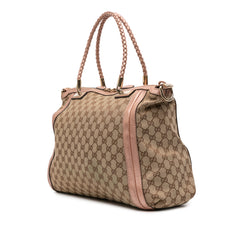 Large GG Canvas Bella Satchel