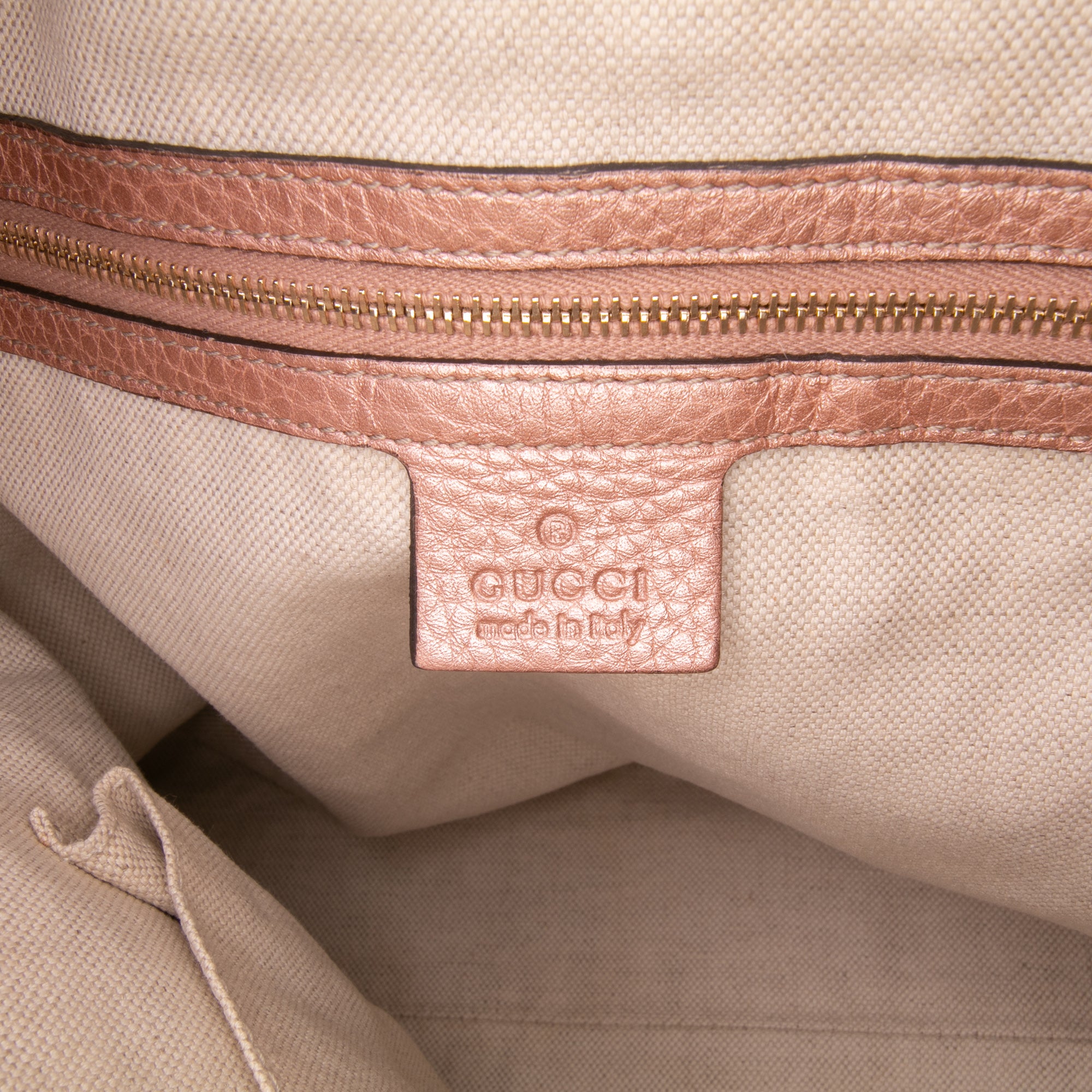 Large GG Canvas Bella Satchel
