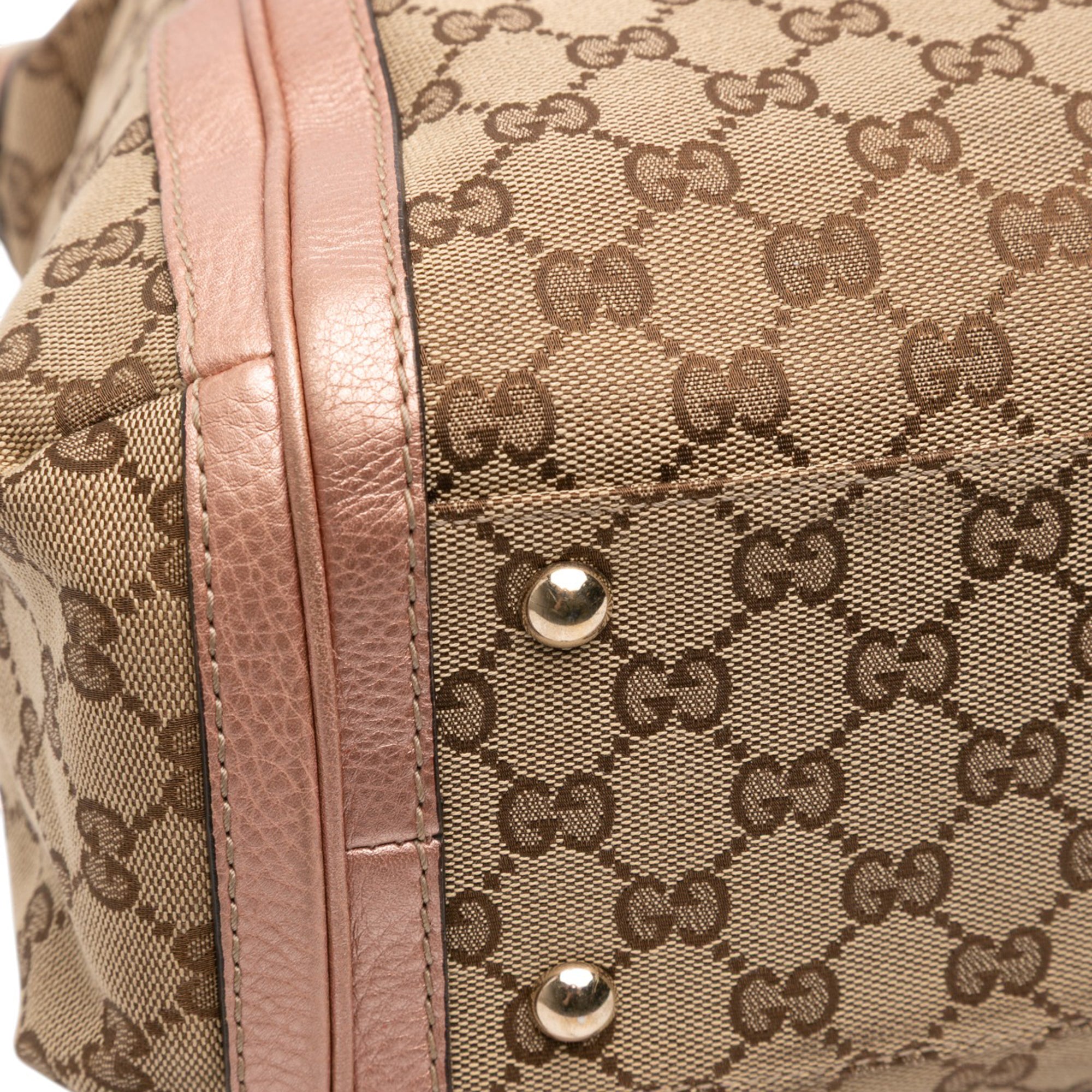 Large GG Canvas Bella Satchel