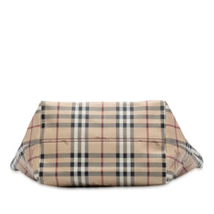 Small Haymarket Check Coated Canvas Salisbury Tote