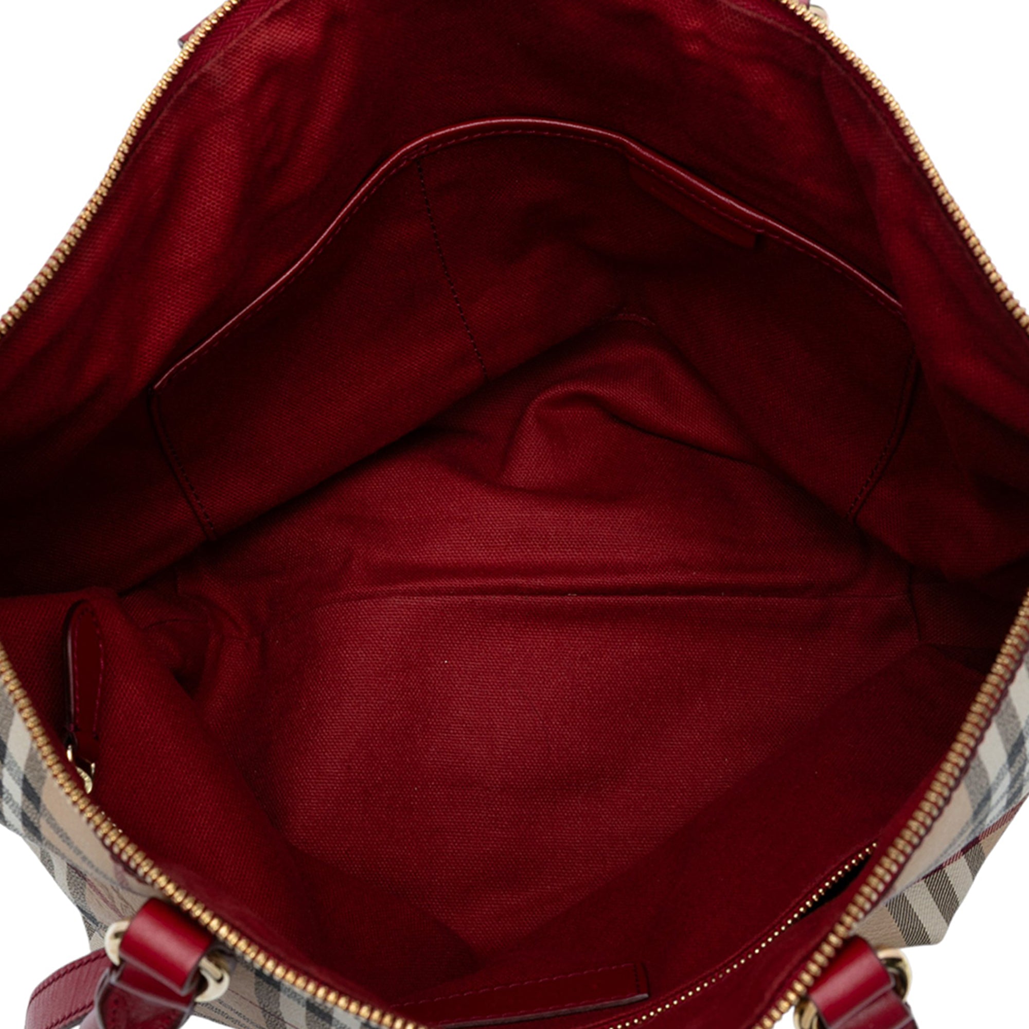 Small Haymarket Check Coated Canvas Salisbury Tote