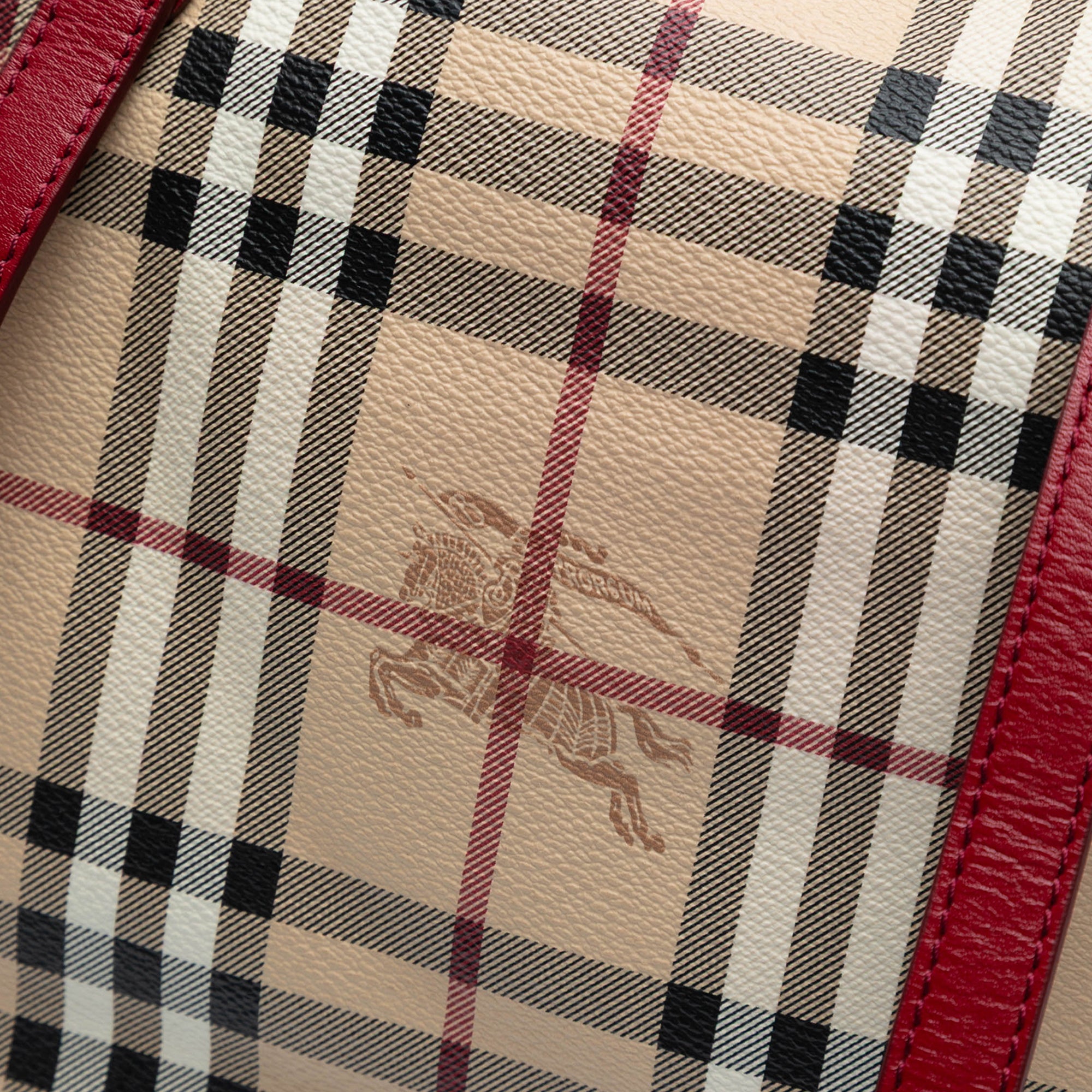 Small Haymarket Check Coated Canvas Salisbury Tote