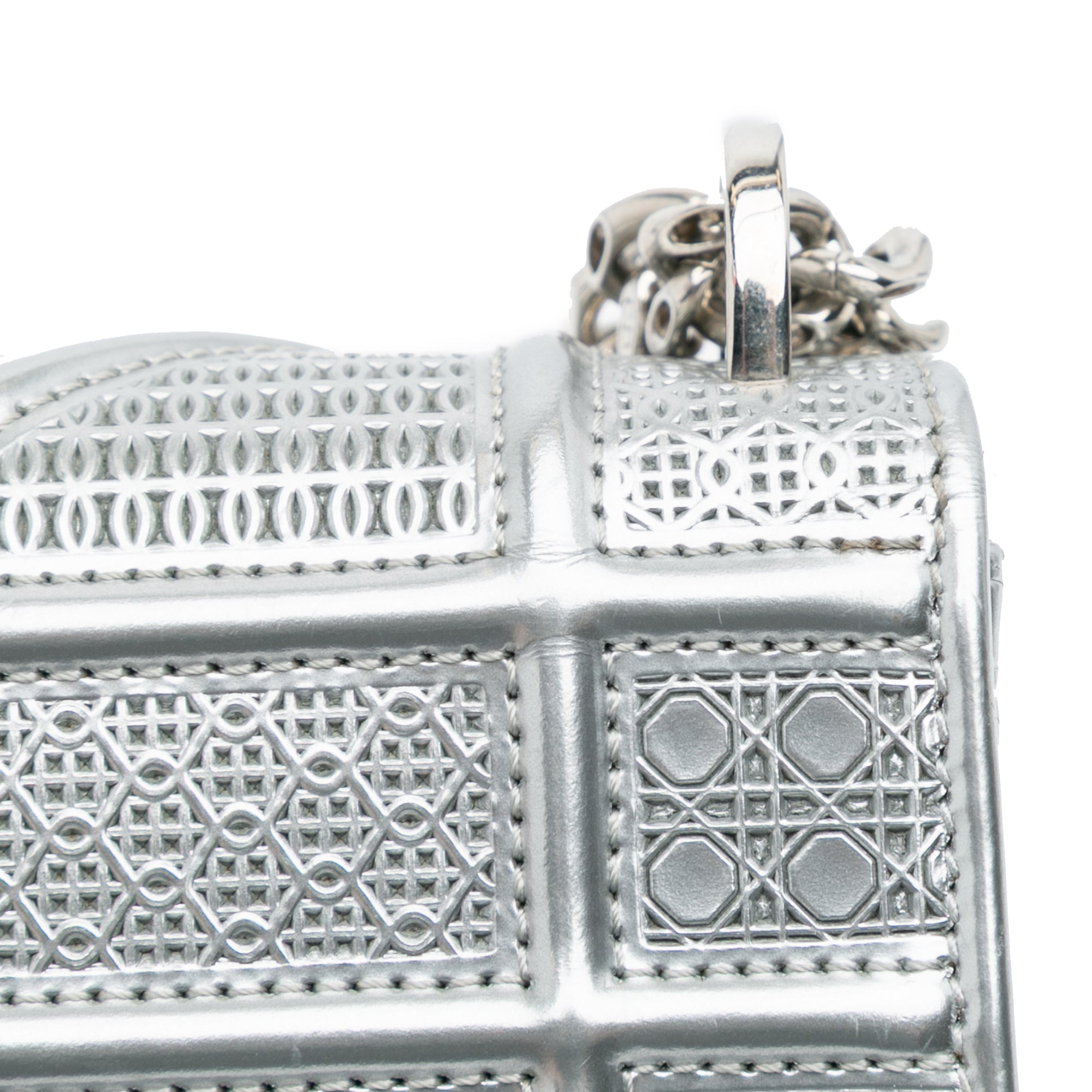 Mini Metallic Patent Microcannage Diorama Flap