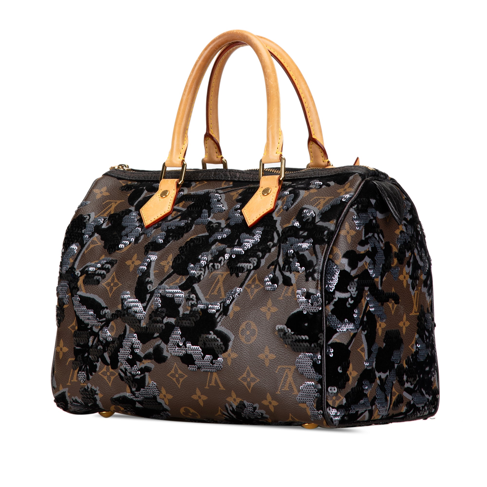 Monogram Fleur De Jais Sequins Speedy 30