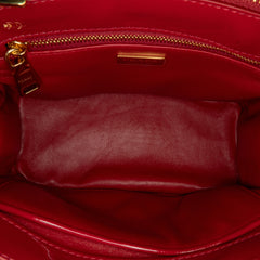 Mini Patent Galleria Double Zip Satchel