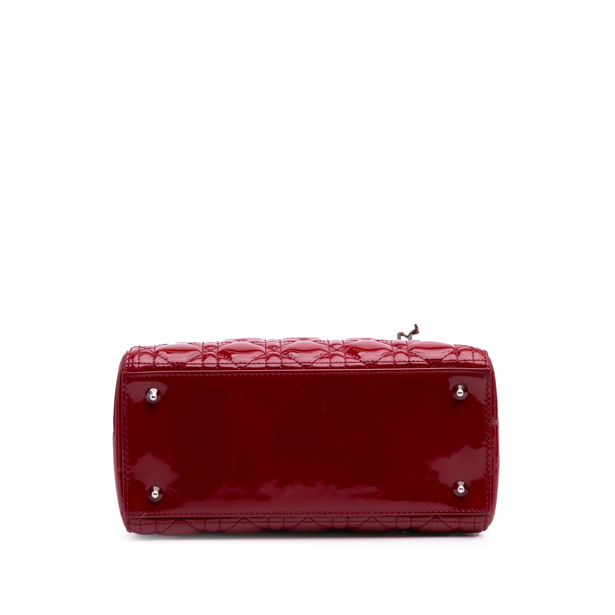 Medium Patent Cannage Lady Dior