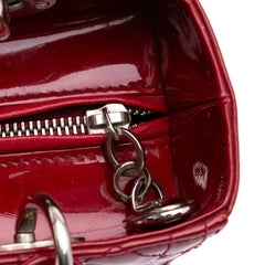 Medium Patent Cannage Lady Dior