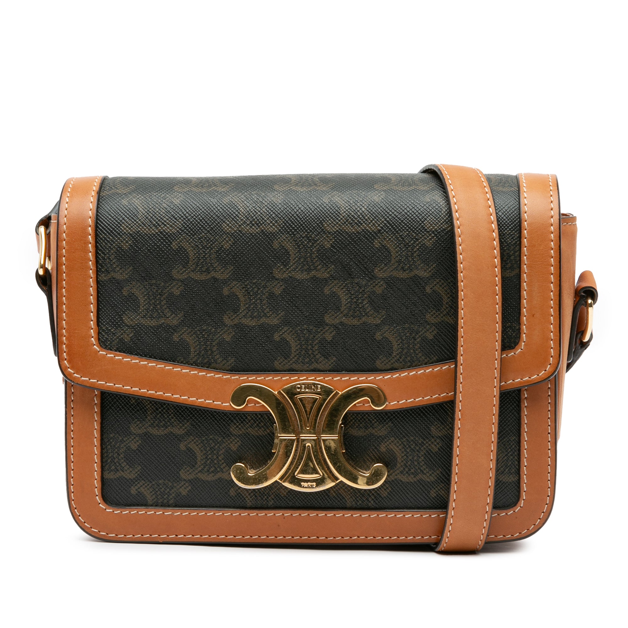 Teen Coated Canvas Triomphe Crossbody