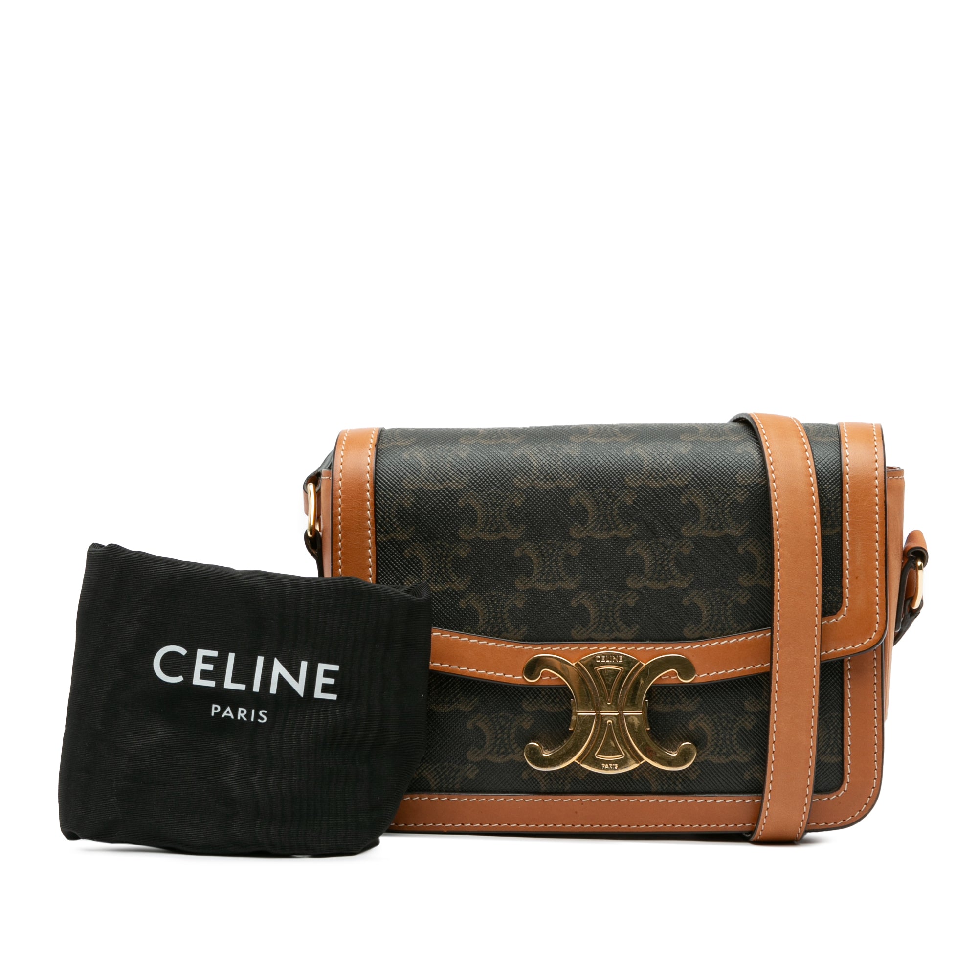 Teen Coated Canvas Triomphe Crossbody