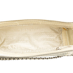 Caviar Perforated Pulley Shoulder Bag