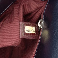 Medium Quilted Glazed Calfskin Coco Pleats Flap
