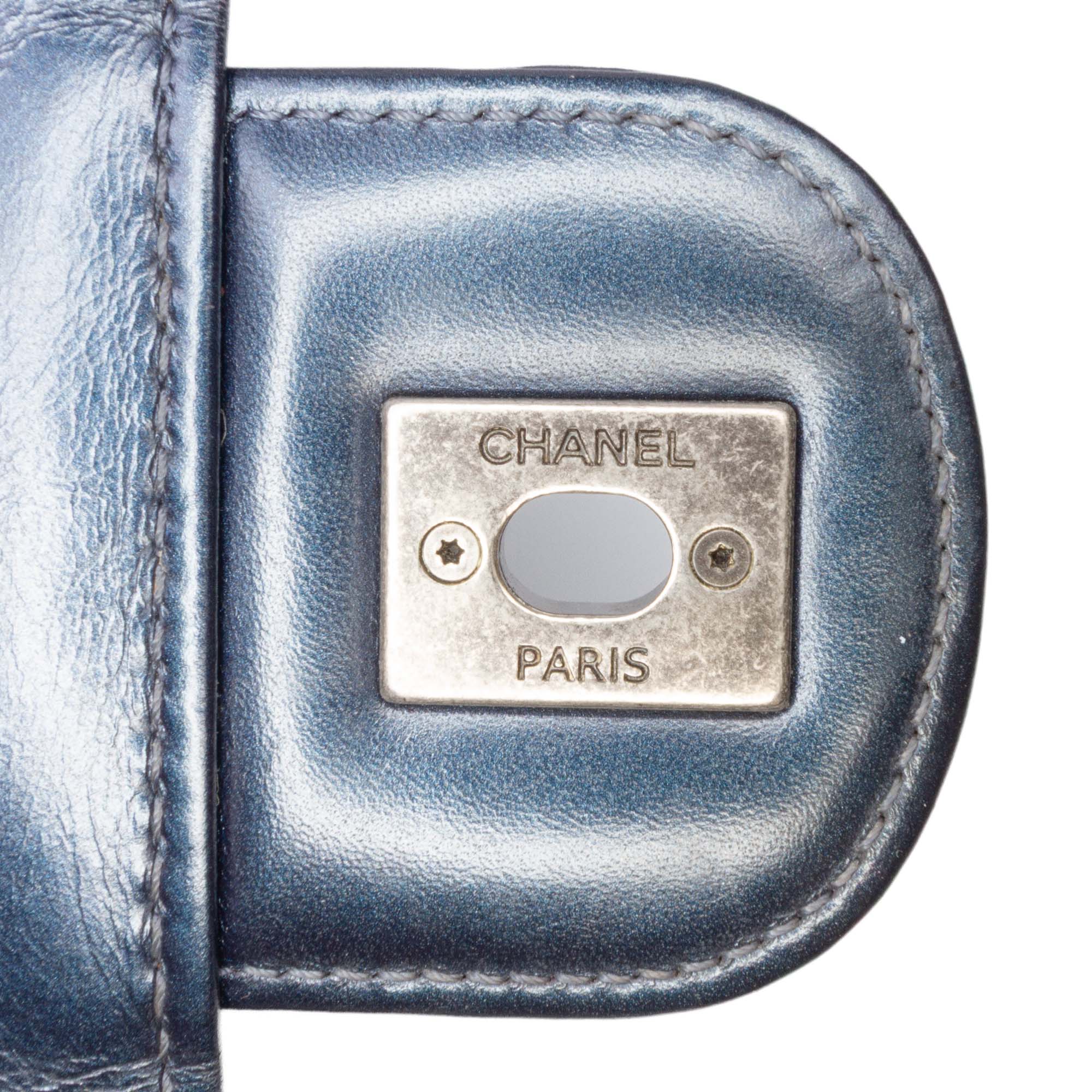Medium Quilted Glazed Calfskin Coco Pleats Flap