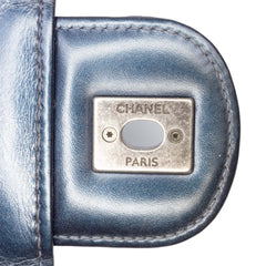 Medium Quilted Glazed Calfskin Coco Pleats Flap