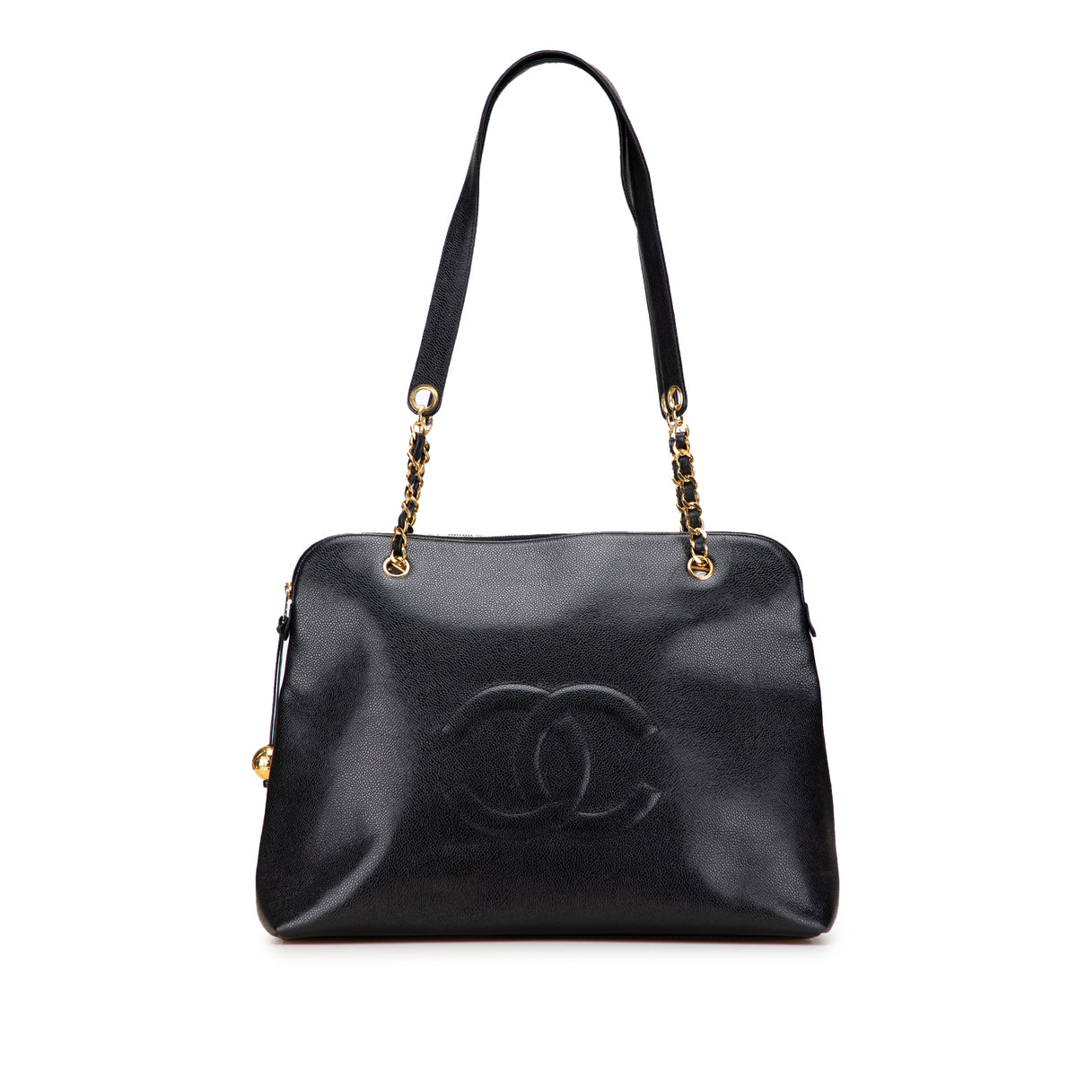 CC Caviar Chain Tote