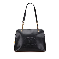 CC Caviar Chain Tote