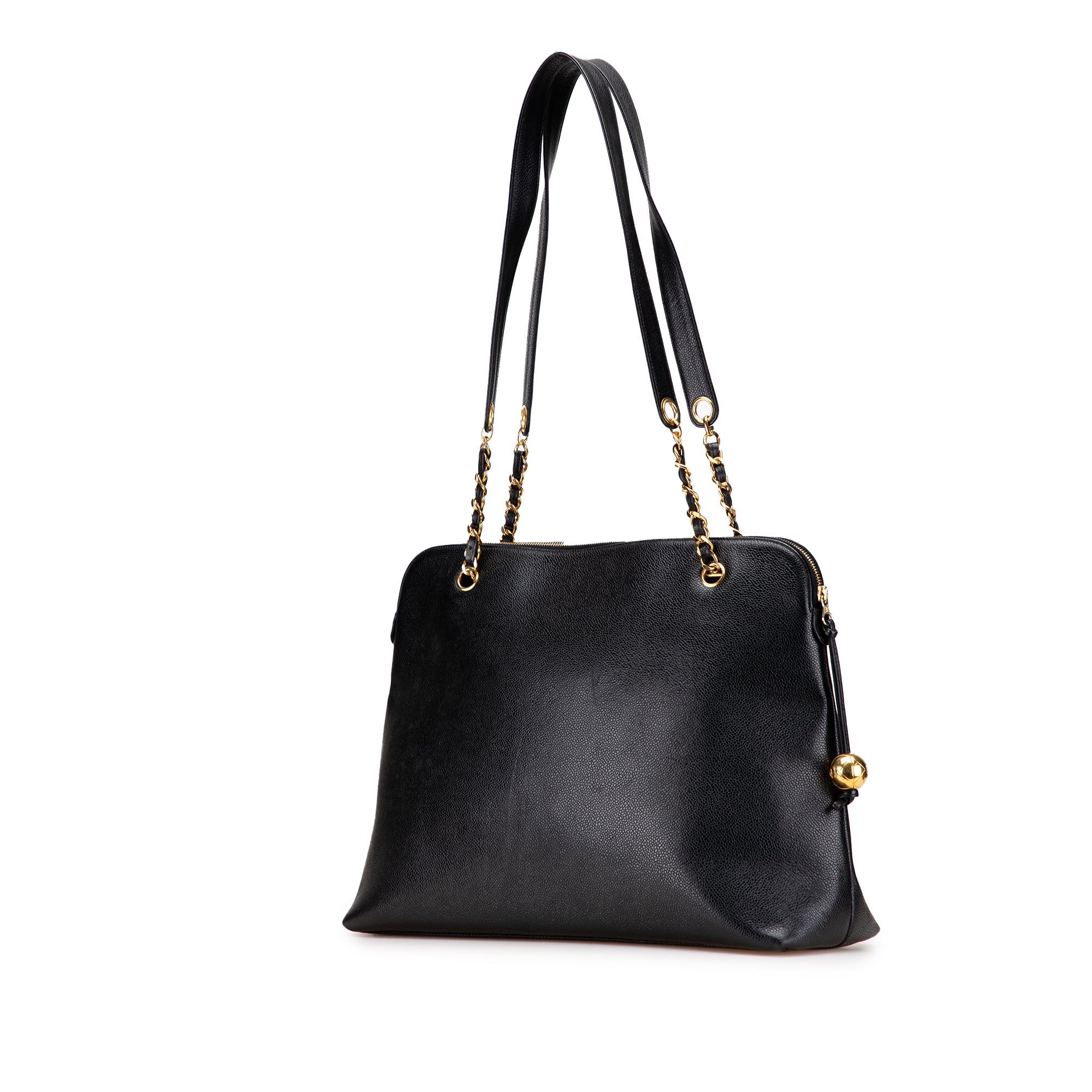 CC Caviar Chain Tote