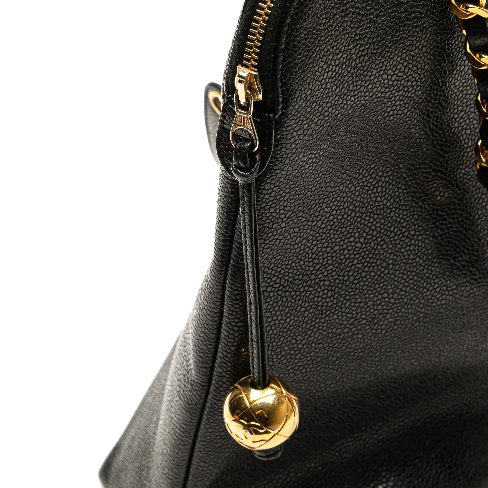 CC Caviar Chain Tote