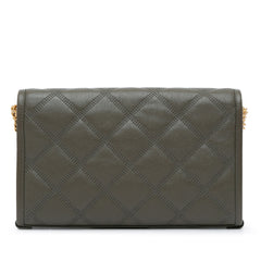 Lambskin Becky Wallet on Chain